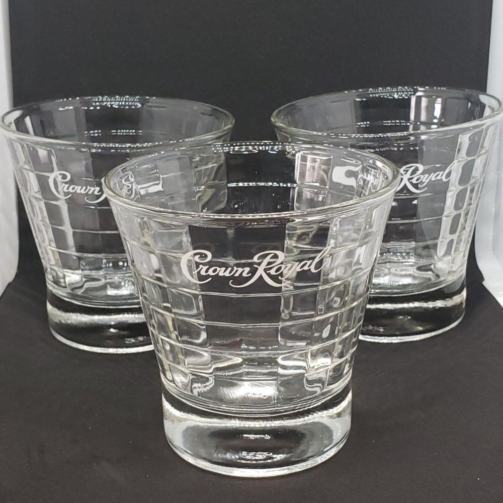 Crown Royal Rocks Glasses ( Set of 3)